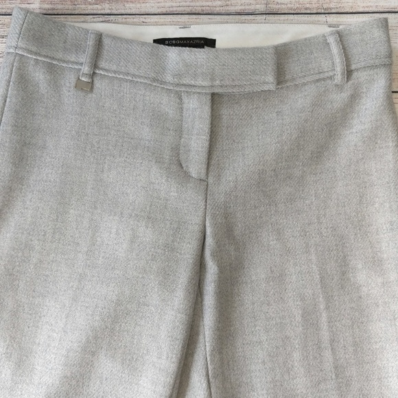 3/$20 BCBG Max Azria Grey Wool Capri Pants - Picture 5 of 8